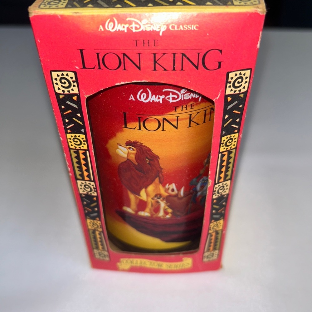 lion king Walt Disney Collector Series Vintage 1994 Coca Cola Burger King Cup.